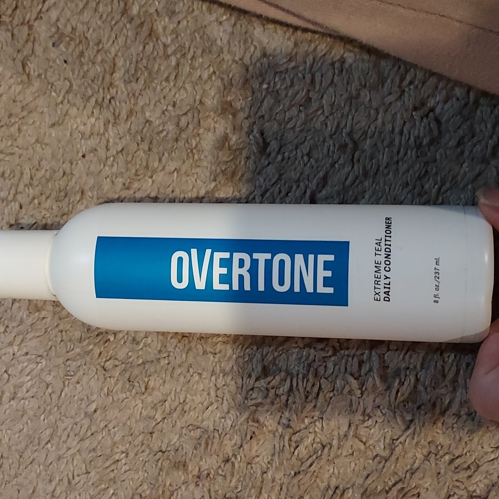 New sealed Overtone extreme teal daily conditioner